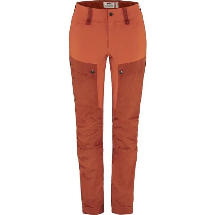Fj? Llr? Ven Keb Trousers Curved Women Regular Cabin Red Rowan Red