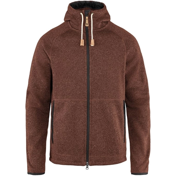 Fj? Llr? Ven ? Vik Fleece Hoodie  Autumn Leaf Xl
