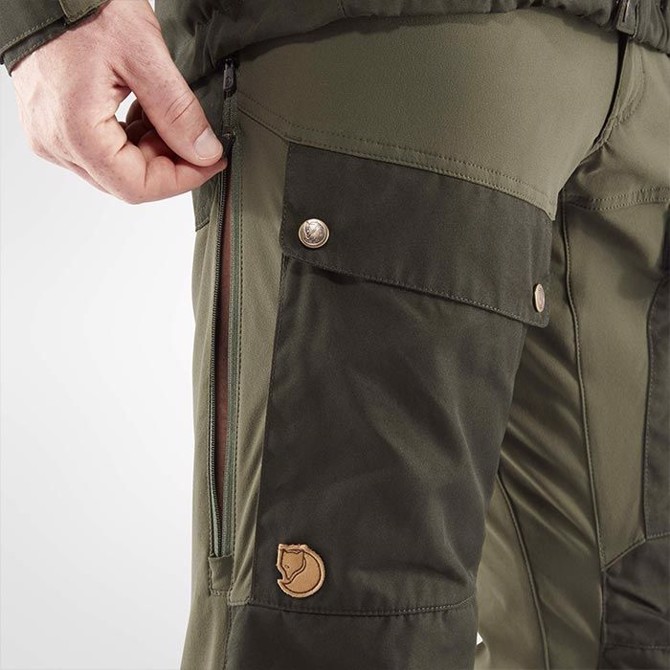 Fj? Llr? Ven Keb Trousers Herre Regular Laurel Green Deep Forest
