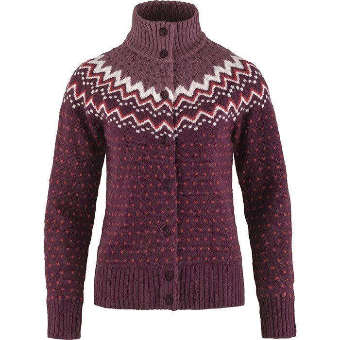 Fj? Llr? Ven ? Vik Knit Cardigan Woman Dark Garnet L