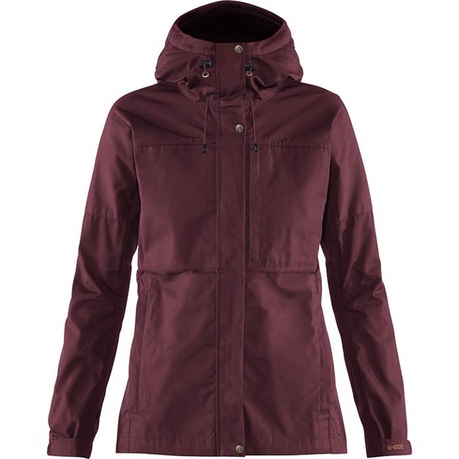 Fj? Llr? Ven Kaipak Jacket Women Dark Garnet Dark Grey L