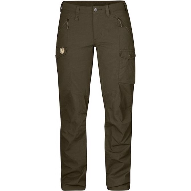 Fj? Llr? Ven Nikka Regular Damebukser Dark Olive