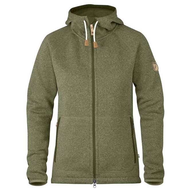 Fj? Llr? Ven ? Vik Fleece Hoodie Women Green L