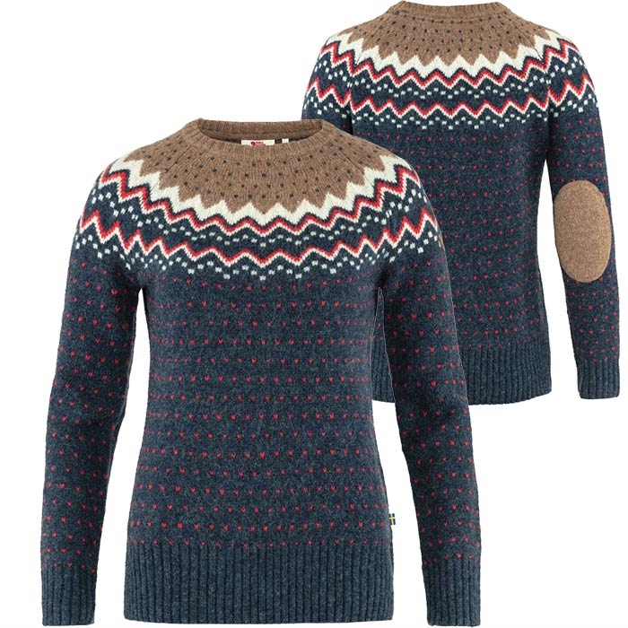 Fj? Llr? Ven ? Vik Knit Sweater W Navy M   Trøjer
