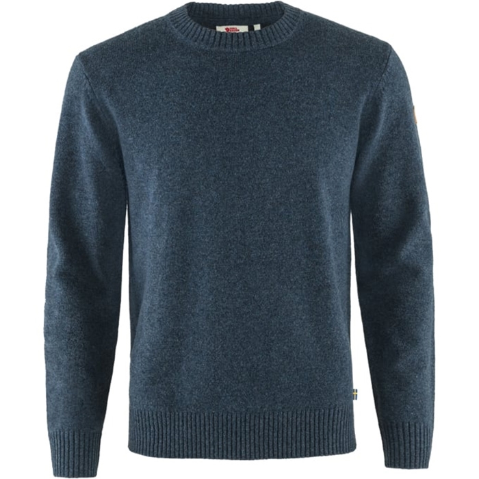 Fj? Llr? Ven ? Vik Round Neck Sweater Herre   Mænd   Uld Navy Xl   Trøjer
