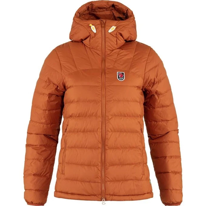 Fj? Llr? Ven Expedition Pack Down Hoodie Women Terracotta Brown L