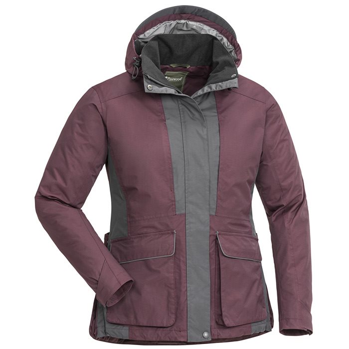 Pinewood Dogsports Jakke Dame Plum D Antracite S Jakker