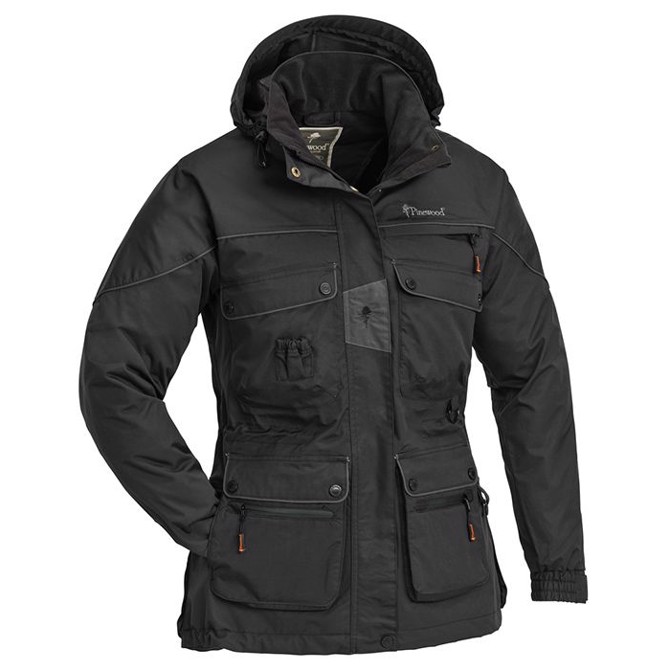 Pinewood New Dogsports Jakke Dame  Black D Antracite Xl