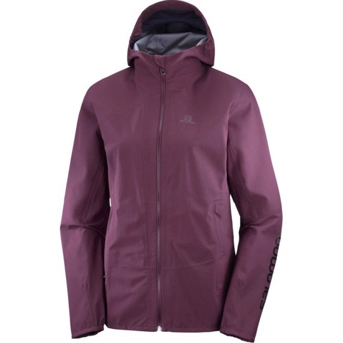 Salomon Outline Jacket Women Mm Winetasting L