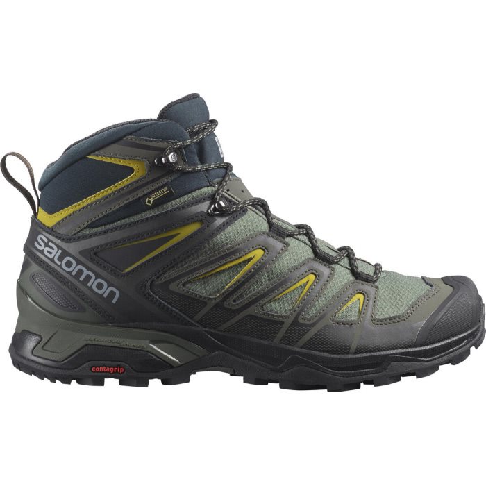 Salomon X Ultra   Wide Mid Gtx Men  Castor Grey