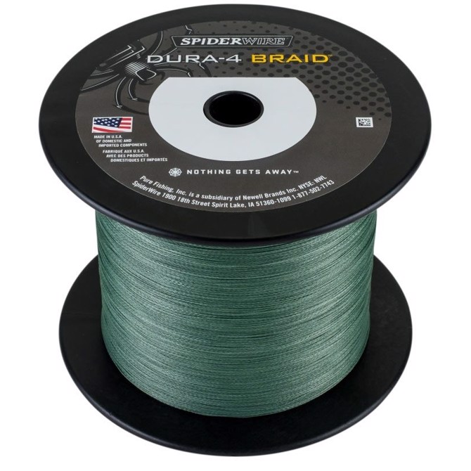 Spiderwire Dura  Braid Bulk  M  Grøn   Mm     Kg