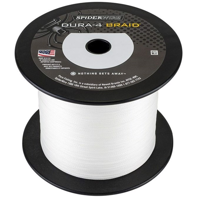 Spiderwire Dura  Braid Bulk  M  Hvid   Mm    Kg