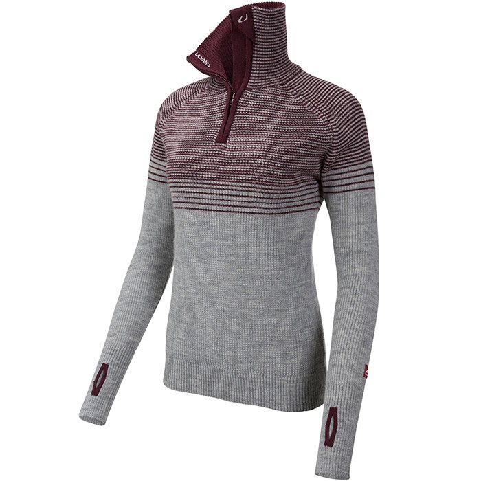 Ulvang Alta Half Zip Women  Grey Melange   Fig